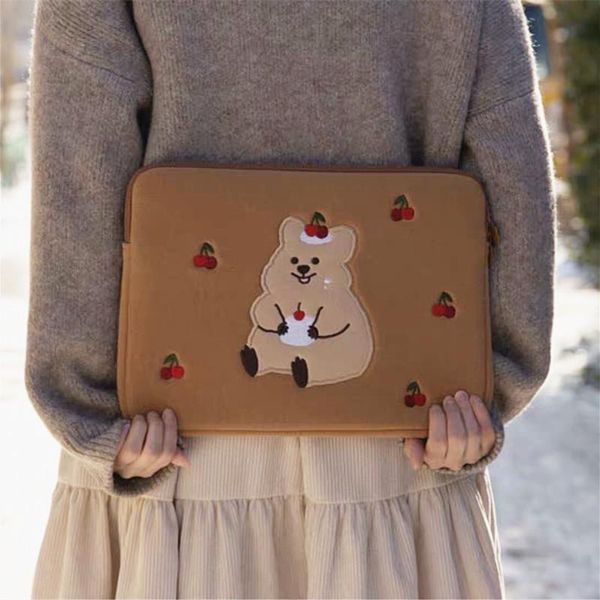card holders korean bear koala lapcase bag for ipad pro 9.7 10.5 11 13 inch briefcase pouch ins cartoon tablet liner storage, Brown;gray
card holders korean bear koala lapcase bag for ipad pro 9.7 10.5 11 13 inch briefcase pouch ins cartoon tablet liner storage, Brown;gray