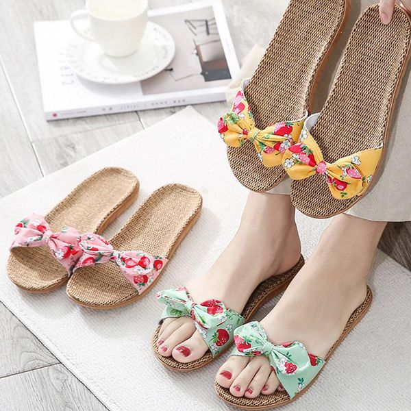 cute bow linen slippers women summer indoor floor non-slip home flip flops comfy shoes drop, Black
cute bow linen slippers women summer indoor floor non-slip home flip flops comfy shoes drop, Black