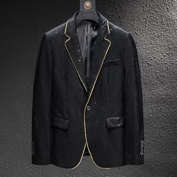 men's suits & blazers formal contrast collar binding blazer party suit for men 2 piece smoking homme mariage tuxedo traje hombre, White;black
men's suits & blazers formal contrast collar binding blazer party suit for men 2 piece smoking homme mariage tuxedo traje hombre, White;black