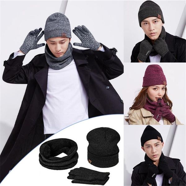 outdoor hats winter warm accessories scarves gloves 3-piece set woolen hat scarf kit simple pure color clothing cap, Black;white
outdoor hats winter warm accessories scarves gloves 3-piece set woolen hat scarf kit simple pure color clothing cap, Black;white