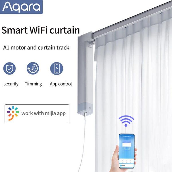 smart home control curtain aqara a1 motor silence electric track rail intelligent works with mihome
smart home control curtain aqara a1 motor silence electric track rail intelligent works with mihome