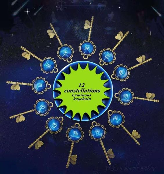 keychains twelve constellation luminous metal buckle handmade starry sky time gem keychain male and female schoolbag pendant couple models, Silver
keychains twelve constellation luminous metal buckle handmade starry sky time gem keychain male and female schoolbag pendant couple models, Silver