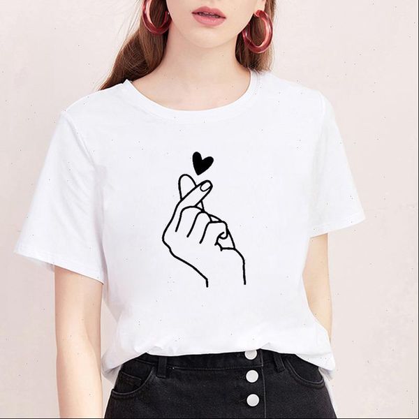 womens women gesture heart printed t shirt casual funny tshirts tees hipster tumblr fashion o neck female shirts, White
womens women gesture heart printed t shirt casual funny tshirts tees hipster tumblr fashion o neck female shirts, White