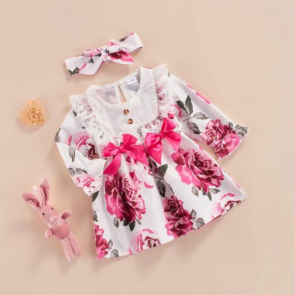 girl's dresses little girls casual long sleeve princess flower lace trim a line headband dress fashion baby girl spring autumn clothing, Red;yellow
girl's dresses little girls casual long sleeve princess flower lace trim a line headband dress fashion baby girl spring autumn clothing, Red;yellow