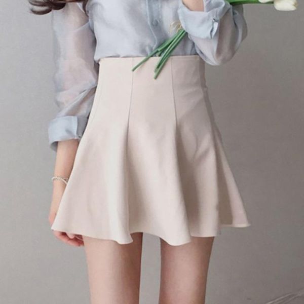 skirts korea mini skirt solid trumpet high waist ruffles a-line pleated fashion women casual 76bw, Black
skirts korea mini skirt solid trumpet high waist ruffles a-line pleated fashion women casual 76bw, Black