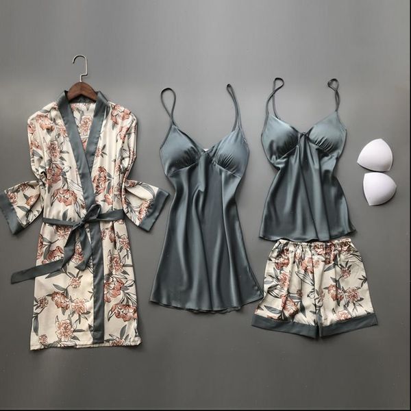 pyjamas summer print pijamas womens sleepwears set silk satin pajamas pijama feminino pyjama, Black;red
pyjamas summer print pijamas womens sleepwears set silk satin pajamas pijama feminino pyjama, Black;red