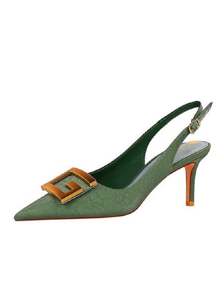 dress shoes luxury metal g-shaped buckle singbacks sandals pointed pumps and stiletto heels elegant wedding party, Black
dress shoes luxury metal g-shaped buckle singbacks sandals pointed pumps and stiletto heels elegant wedding party, Black