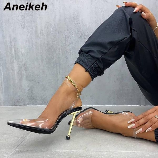 aneikeh summer 2021 pvc ladies shoes party fashion transparen pointed toe slingback sandalias ankle-wrap shallow polka dot rome dress, Black
aneikeh summer 2021 pvc ladies shoes party fashion transparen pointed toe slingback sandalias ankle-wrap shallow polka dot rome dress, Black
