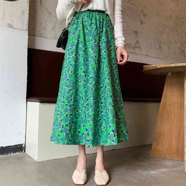 green long skirts high waist split a-line women loose slim wrap streetwear casual 210529, Black
green long skirts high waist split a-line women loose slim wrap streetwear casual 210529, Black
