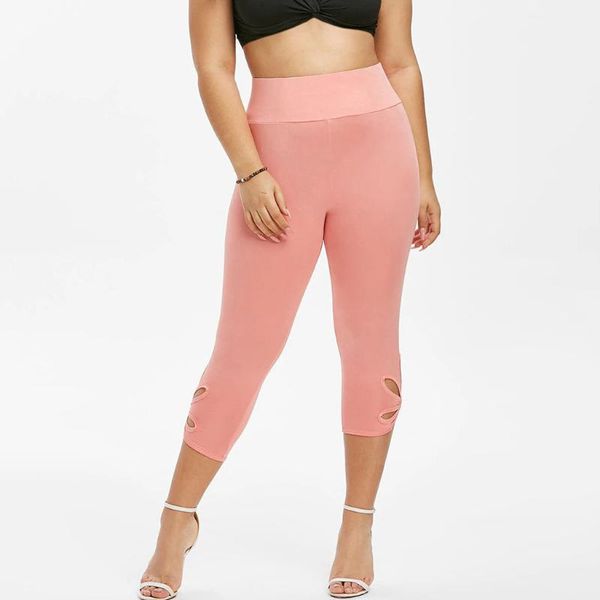 women's leggings women workout plus size mid calf hollow elastic high waist casual solid summer stretch pants p5, Black
women's leggings women workout plus size mid calf hollow elastic high waist casual solid summer stretch pants p5, Black