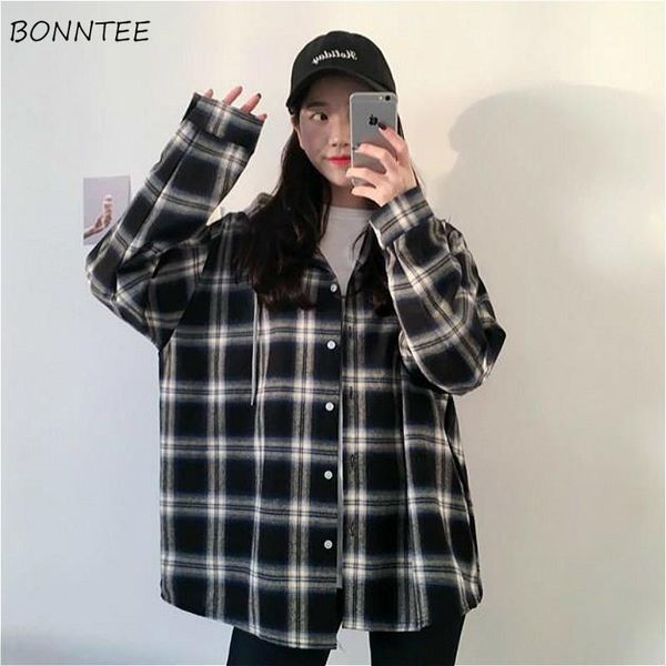 basic jackets women plaid hooded lace up preppy style harajuku all-match leisure teens womens outwear chic retro ulzzang casual women's, Black;brown
basic jackets women plaid hooded lace up preppy style harajuku all-match leisure teens womens outwear chic retro ulzzang casual women's, Black;brown
