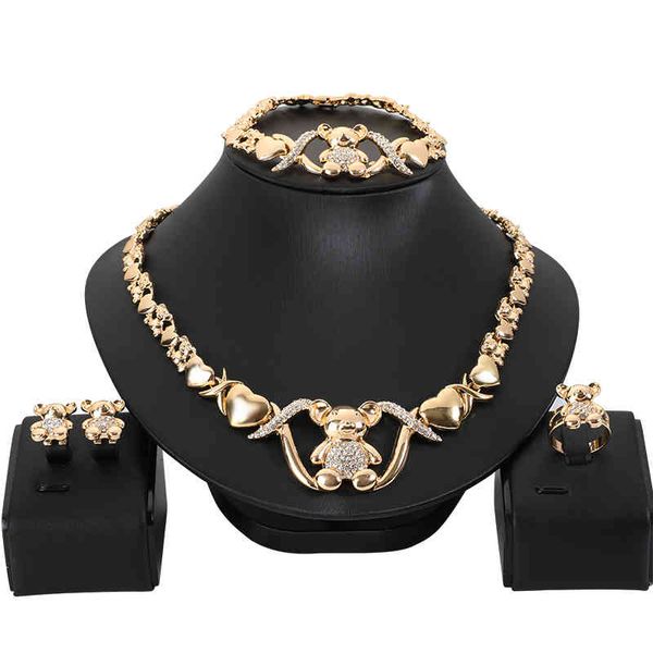 jewelry sets african gold plate hugs and kisses necklaces earrings rings anniversary bracelet set for women, Black
jewelry sets african gold plate hugs and kisses necklaces earrings rings anniversary bracelet set for women, Black