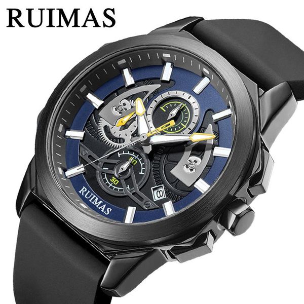 wristwatches brand ruimas luxury watches men military sport quartz watch waterproof silicone strap wristwatch clock relogio masculino 58, Slivery;brown
wristwatches brand ruimas luxury watches men military sport quartz watch waterproof silicone strap wristwatch clock relogio masculino 58, Slivery;brown