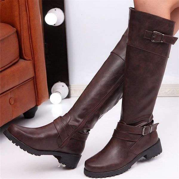 boots 35-43 size women knee high buckle long female autumn winter soft leather fashion square heel knight black brown m2sr
boots 35-43 size women knee high buckle long female autumn winter soft leather fashion square heel knight black brown m2sr
