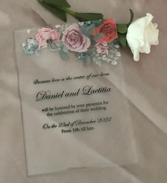 greeting cards custom po acrylic wedding invitation, invites,acrylic invitation with envelopes,eucalyptus,peony, rose, blush,pink
greeting cards custom po acrylic wedding invitation, invites,acrylic invitation with envelopes,eucalyptus,peony, rose, blush,pink