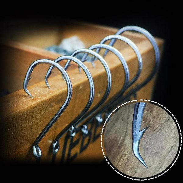 black nickel olecranon single hook fishing group luya soft bait high carbon steel material tackle accessories hooks
black nickel olecranon single hook fishing group luya soft bait high carbon steel material tackle accessories hooks