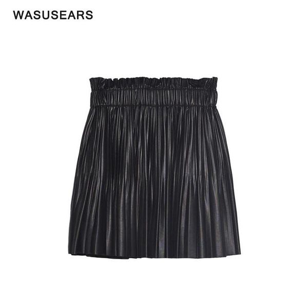 skirts faux leather skirt mini pu ladies black elastic women pleated 2021 winter autumn
skirts faux leather skirt mini pu ladies black elastic women pleated 2021 winter autumn