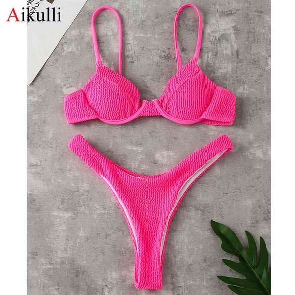 underwired bikinis mujer swimwear women high cut swimsuit summer thong swim bathing suits female brazilian bikini sets 210730, White;black
underwired bikinis mujer swimwear women high cut swimsuit summer thong swim bathing suits female brazilian bikini sets 210730, White;black