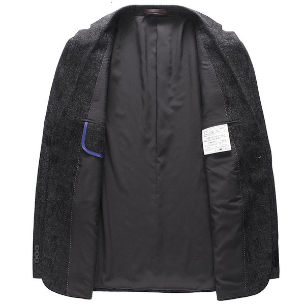 men's suits & blazers pyjtrl men autumn casual winter thick jacket suit blazer hombre male shirt dress 9qa5, White;black