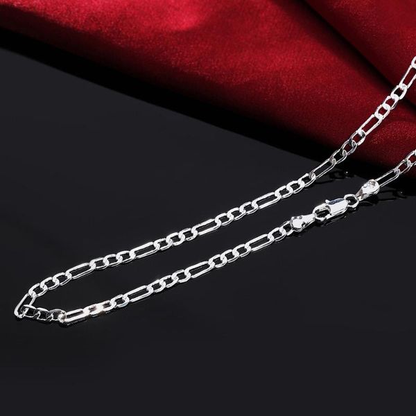 chains classic selling 925 silver necklace 4mm 16-30 inch long chain ladies men's wedding party jewelry accessories
chains classic selling 925 silver necklace 4mm 16-30 inch long chain ladies men's wedding party jewelry accessories
