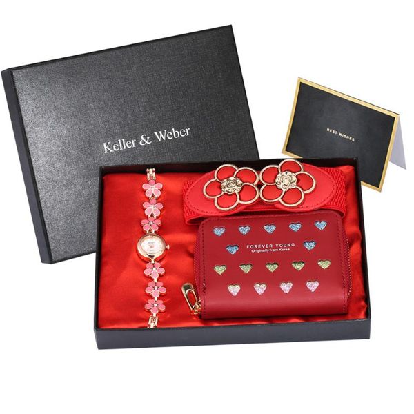 wristwatches women watches belt wallet set fashion red ladies bracelet watch casual leather quartz wristwatch clock relogio feminino 2021, Slivery;brown
wristwatches women watches belt wallet set fashion red ladies bracelet watch casual leather quartz wristwatch clock relogio feminino 2021, Slivery;brown