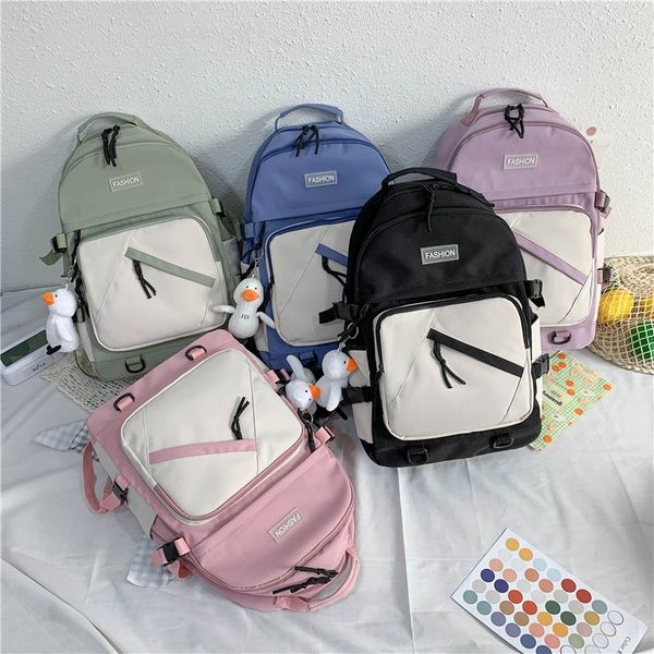 backpack manna naylon female rucksack summer harajuku school simple anti theft bags 2pnw
backpack manna naylon female rucksack summer harajuku school simple anti theft bags 2pnw