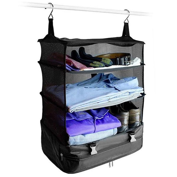 layers outdoor camping storage hanging bag portable waterproof drying net foldable hiking travel package mesh with 2 hook bags
layers outdoor camping storage hanging bag portable waterproof drying net foldable hiking travel package mesh with 2 hook bags