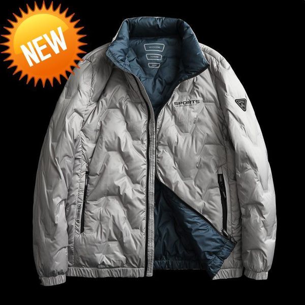 m-4xl mens white duck down jacket autumn winter male coats zipper stand collar light solid color outerwear clothes hy158, Black
m-4xl mens white duck down jacket autumn winter male coats zipper stand collar light solid color outerwear clothes hy158, Black