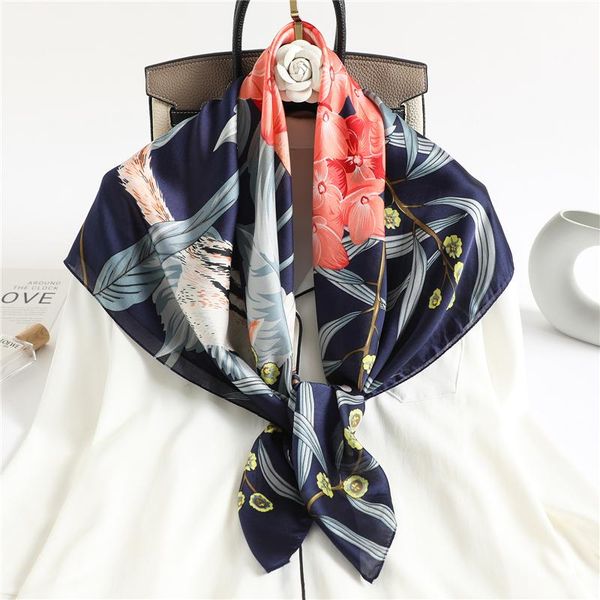 scarves 2021 floral print scarf women bandana square silk foulard hijab neck wraps bufanda neckerchief shawl headband, Blue;gray
scarves 2021 floral print scarf women bandana square silk foulard hijab neck wraps bufanda neckerchief shawl headband, Blue;gray