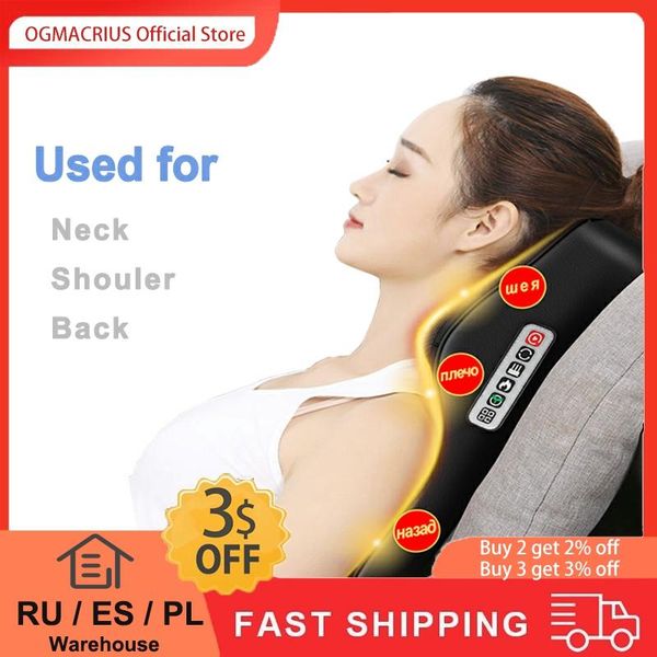 ogamacrius multifunction massage pillow neck shoulder back full body black electric healthy home car shiatsu massager
ogamacrius multifunction massage pillow neck shoulder back full body black electric healthy home car shiatsu massager