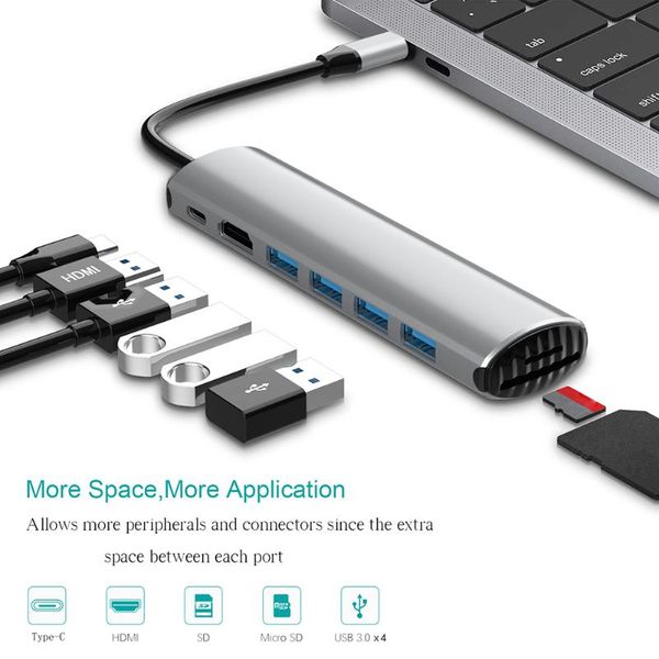 hubs 8 in 1 type-c hub converter 4 5gbps usb 3.0 4k -compatible sd tf card reader 60w usb-c pd adapter for lapdesktop
hubs 8 in 1 type-c hub converter 4 5gbps usb 3.0 4k -compatible sd tf card reader 60w usb-c pd adapter for lapdesktop