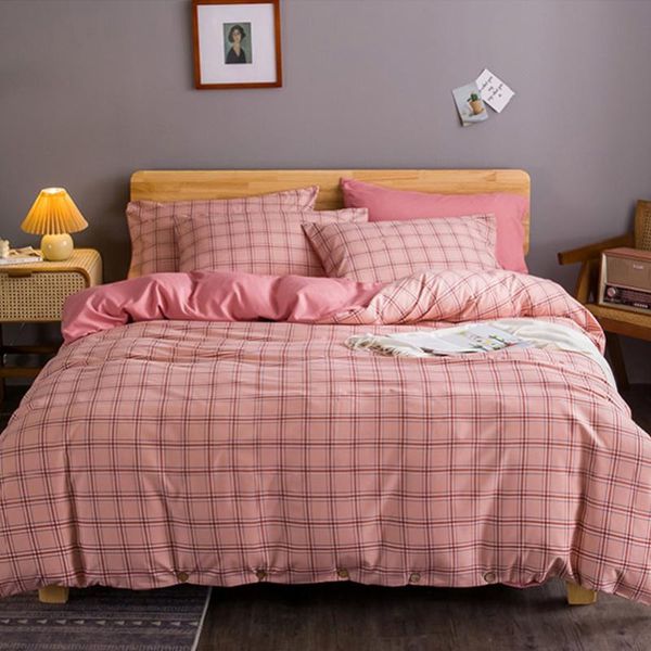 bedding sets pink plaid stripe duvet cover pillow case bed sheet bedroom nordic simple style single double covers set king twin
bedding sets pink plaid stripe duvet cover pillow case bed sheet bedroom nordic simple style single double covers set king twin
