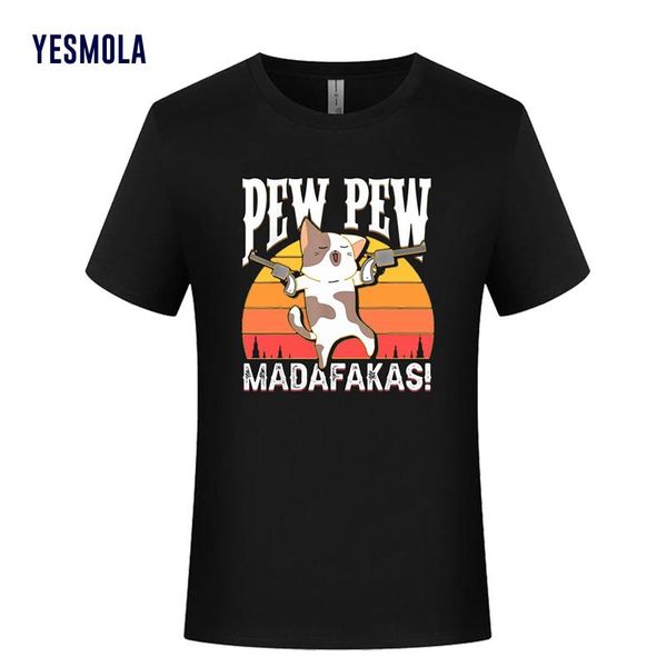 men's tshirt pew madafakas cotton shirt novelty cats printing mens fashion oversize t-shirt for men casual t-shirts, White;black
men's tshirt pew madafakas cotton shirt novelty cats printing mens fashion oversize t-shirt for men casual t-shirts, White;black