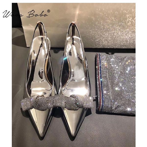silver patent leather high heels sandals women rhinestone bow pointed pumps 2021 crystal bling fashion party shoes, Black
silver patent leather high heels sandals women rhinestone bow pointed pumps 2021 crystal bling fashion party shoes, Black