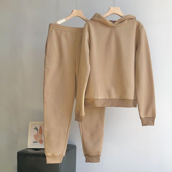 women's two piece pants women elegant solid sets for warm hoodie sweatshirts and long pant fashion ladies lace up sweatshirt suits, White
women's two piece pants women elegant solid sets for warm hoodie sweatshirts and long pant fashion ladies lace up sweatshirt suits, White
