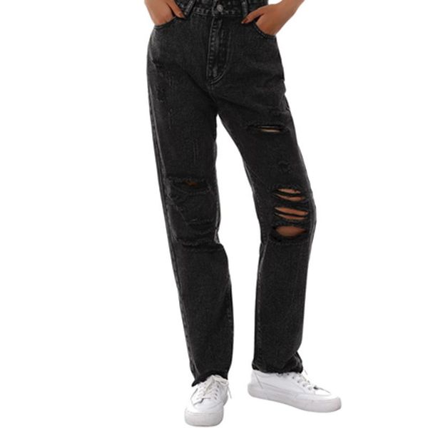 women's jeans kayotuas women high waist denim black ripped hollow out straight hole slim ladies casual trousers xs-l, Blue
women's jeans kayotuas women high waist denim black ripped hollow out straight hole slim ladies casual trousers xs-l, Blue