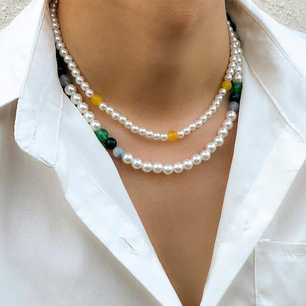 chokers lacteo y2k fashion natural stone asymmetric choker necklace 2021 trendy imitation pearls chain jewelry charm, Golden;silver
chokers lacteo y2k fashion natural stone asymmetric choker necklace 2021 trendy imitation pearls chain jewelry charm, Golden;silver