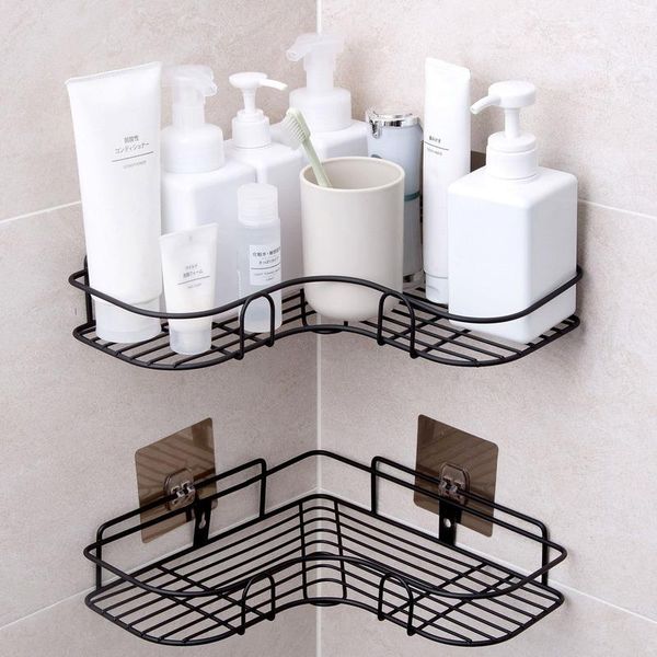 bathroom kitchen punch corner frame shower shelf wrought iron shampoo storage rack holder with suction cup accessories & organization
bathroom kitchen punch corner frame shower shelf wrought iron shampoo storage rack holder with suction cup accessories & organization