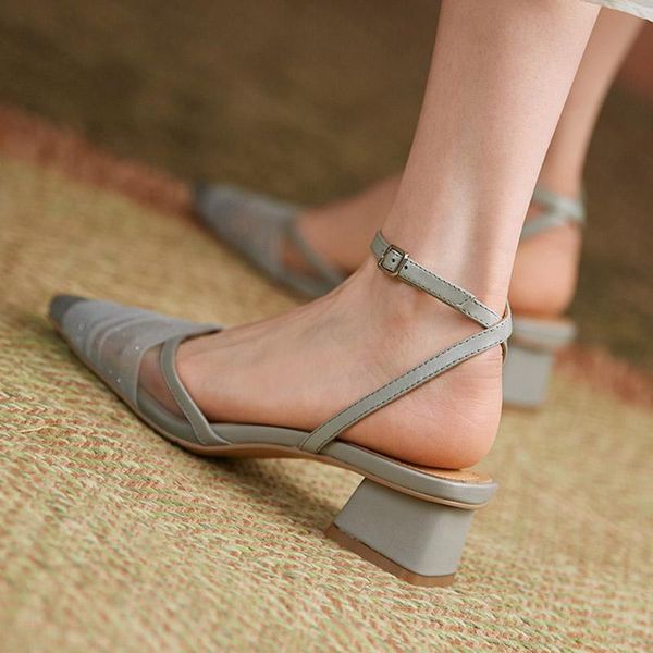 sandals 2021 summer women pointed toe ankle strap mesh ladies shoes lace sandalias mujer med heels dress slingback 9208c, Black
sandals 2021 summer women pointed toe ankle strap mesh ladies shoes lace sandalias mujer med heels dress slingback 9208c, Black
