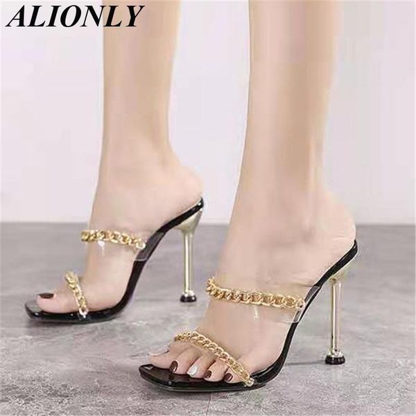 slippers alionly brown clear pvc transparent high heel fashion chain design slip on square toe slides for women 2021 summer, Black
slippers alionly brown clear pvc transparent high heel fashion chain design slip on square toe slides for women 2021 summer, Black