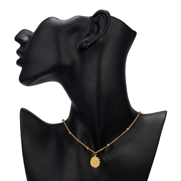 12 zodiac sign necklaces gold round coin pendant constellation necklace for women fashion jewelry birthday gift dropshipping, Silver
12 zodiac sign necklaces gold round coin pendant constellation necklace for women fashion jewelry birthday gift dropshipping, Silver