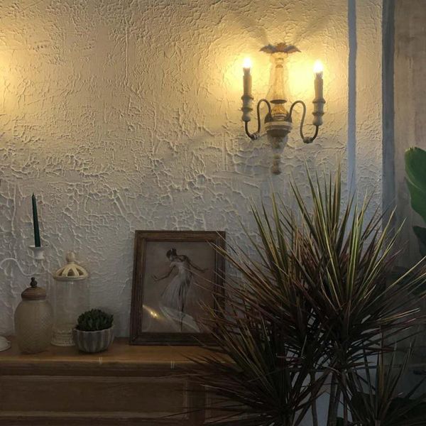 wall lamp french country wooden art solid wood carving distressed double head bedroom bedside corridor aisle
wall lamp french country wooden art solid wood carving distressed double head bedroom bedside corridor aisle