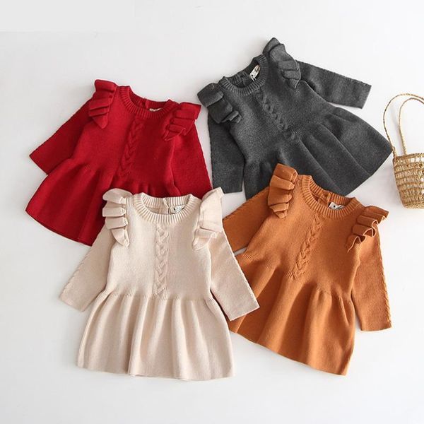 girl's dresses knitted baby clothes born autumn winter girl dress ruffle cotton toddler girls kids for, Red;yellow
girl's dresses knitted baby clothes born autumn winter girl dress ruffle cotton toddler girls kids for, Red;yellow