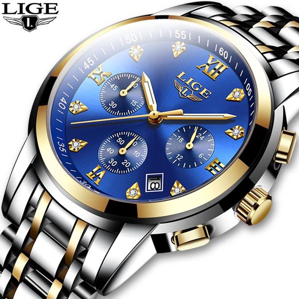 wristwatches mens watches lige chronograph fashion watch men business waterproof full steel quartz relogio masculino, Slivery;brown
wristwatches mens watches lige chronograph fashion watch men business waterproof full steel quartz relogio masculino, Slivery;brown