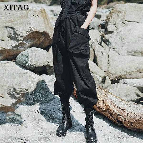 women's pants & capris xitao casual pocket cargo women 2021 autumn tide fashion button loose mid waist streetwear full length zp1653, Black;white
women's pants & capris xitao casual pocket cargo women 2021 autumn tide fashion button loose mid waist streetwear full length zp1653, Black;white