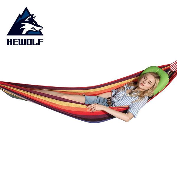hewolf outdoor camping hammock leisure widened thickened breathable canvas fabric swing beach park tents and shelters
hewolf outdoor camping hammock leisure widened thickened breathable canvas fabric swing beach park tents and shelters
