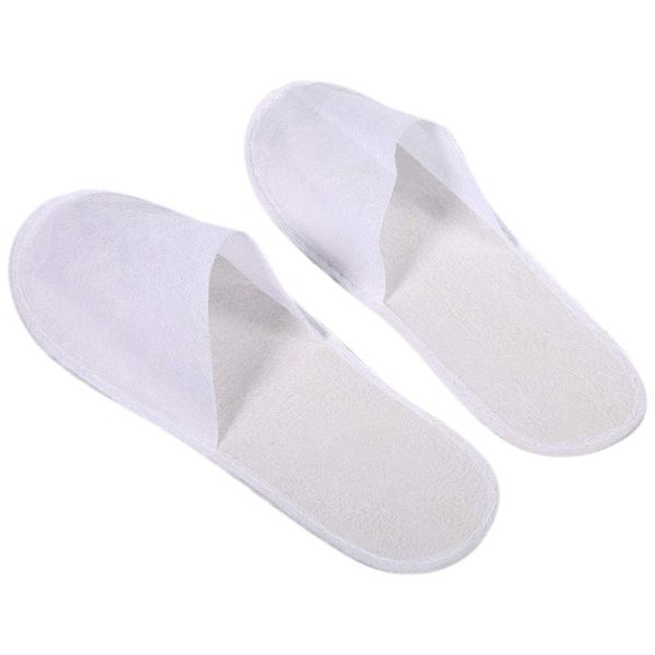 pairs of disposable white el slippers for guests, men and women closed toe suitable most, Black
pairs of disposable white el slippers for guests, men and women closed toe suitable most, Black