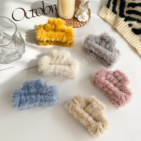 korean plush hair clip faux fur hair claws combs clamps autumn winter hairpins barrette fashion women hairgrips hair accessories, Slivery;white
korean plush hair clip faux fur hair claws combs clamps autumn winter hairpins barrette fashion women hairgrips hair accessories, Slivery;white