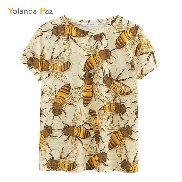 yolanda paz men/women 3d t shirts good quality fashion breathable comfort bee printing short sleeve o-neck tees 210330, White
yolanda paz men/women 3d t shirts good quality fashion breathable comfort bee printing short sleeve o-neck tees 210330, White