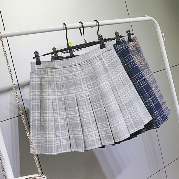 Skirts skirts Woolen Pleated Women Autumn Winter Korean Student Short Plus Size Skirt College Style High Waist Mini K5F3, Black
Skirts skirts Woolen Pleated Women Autumn Winter Korean Student Short Plus Size Skirt College Style High Waist Mini K5F3, Black